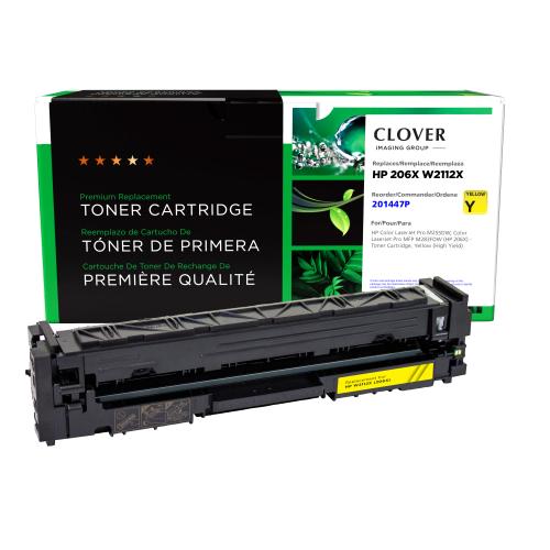 Remanufactured  Toner - for  HP  (206X)  LJ  Pro M255 / M283  (HY)  (do not update firmware)  (Yellow)