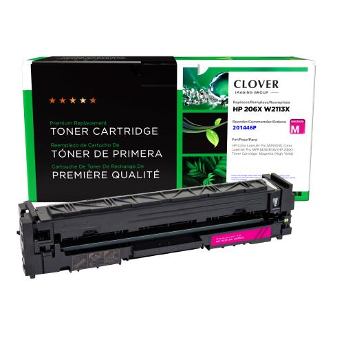 Remanufactured  Toner - for  HP  (206X)  LJ  Pro M255 / M283  (HY)(do not update firmware)  (Magenta)