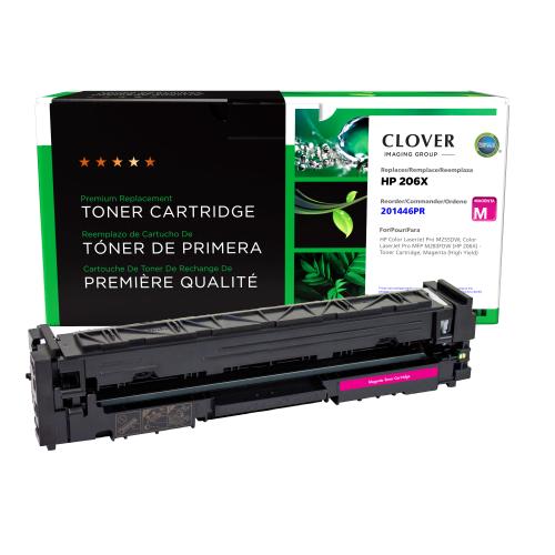 Remanufactured  Toner - for  HP  (206X)  LJ  Pro M255 / M283  (HY)  (no empty notification)  (Magenta)