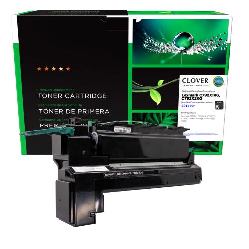 Remanufactured  Toner - for  Lexmark  C792  (High Yield)  (Black)