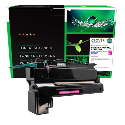 Remanufactured  Toner - for  Lexmark  C792  (High Yield)  (Magenta)