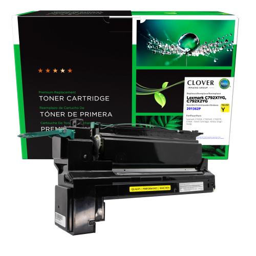 Remanufactured  Toner - for  Lexmark  C792  (High Yield)  (Yellow)