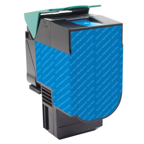 Remanufactured  Toner - for  Lexmark  CS417 / CS517 / CX417 / CX517 / 3500PY  (Cyan)