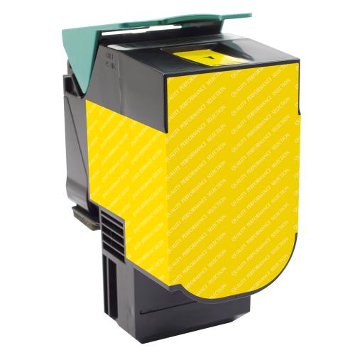 Remanufactured  Toner - for  Lexmark  CSCX417Y / 71B1HY0  for  CS417 / CS517 / CX417 / CX517 /  3500PY  (Yellow)