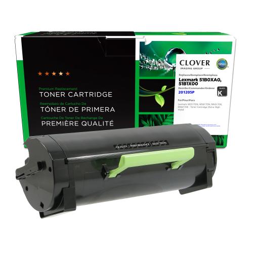 Remanufactured  Toner - for  Lexmark  MS517 / MS617 / MX517 / MX617 /  20000PY  (Black)