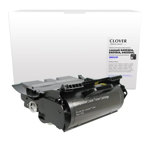 Remanufactured  Toner - for  Lexmark  T640 / 642 / 644  (Compliant)  (High Yield)  (Black)