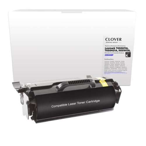 Remanufactured  Toner - for  Lexmark  T650 / T652 / T654 / X652  (Compliant)  (High Yield)  (Black)