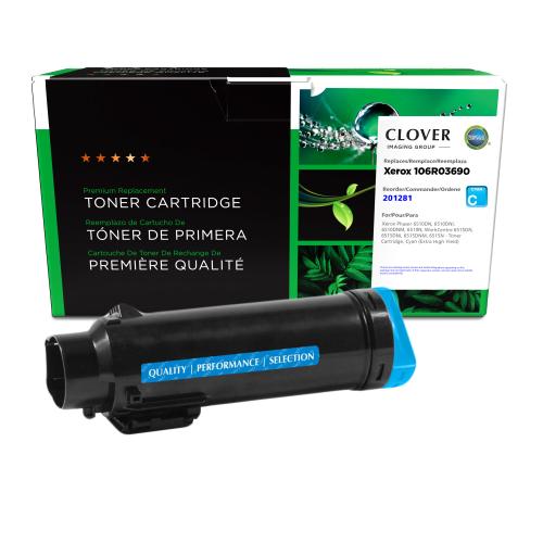 Remanufactured  Toner - for  Xerox 106R03690  Extra  (High Yield)  (Cyan)