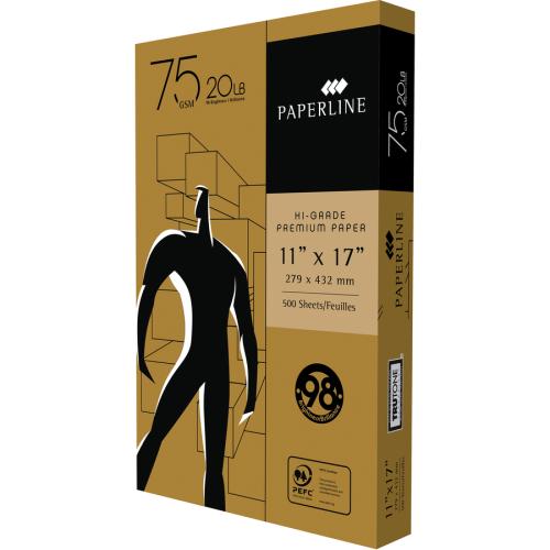 HQCP  (Paperone) High Grade Multipurpose Paper - LEDGER - (95 Bright)  11" x 17" - 20 lb - 500 / Ream