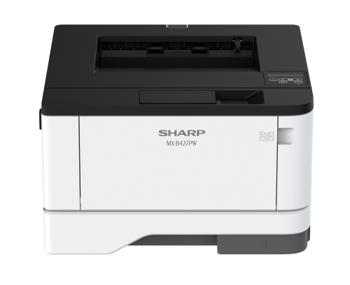 Sharp  Printer  Mono - 42 PPM A4 Monochrome Printer. Base model includes auto duplexing, PCL® 6 and PostScript® 3™ compatible printing systems, 1 x 250-sheet Paperdrawer, 100-sheet bypass tray. Starter Toner - (3K) and imaging Kit are included.