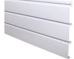 10" White Hidden Vent Soffit
