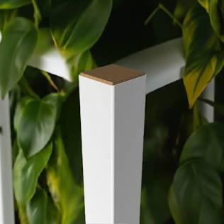 RDI 4-in x 4-in x 39-in White Vinyl Deck Post Sleeve (73019260)