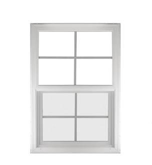 24x36 White Double Hung Window With Grids