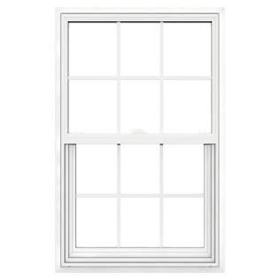 36x48 White DH Window W/Grids