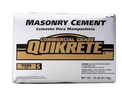 Masonry Cement type S 70lb Quikrete