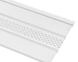 White Vinyl Centervent Soffit