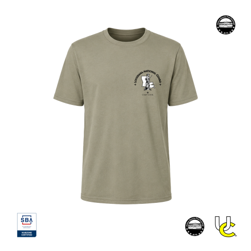 Camp Cook Short Sleeve Crewneck Olive T-Shirt Front