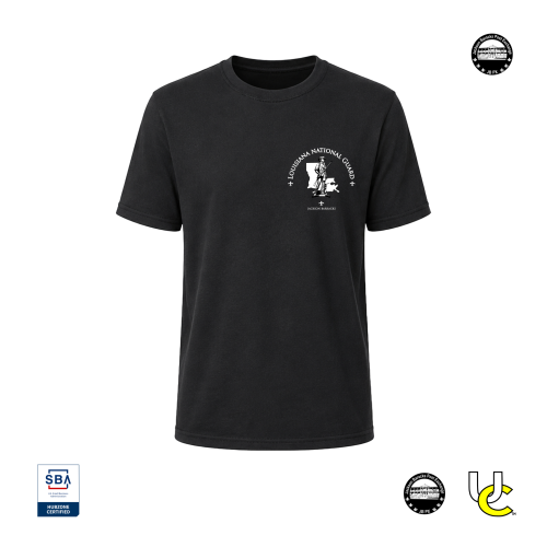 Jackson Barracks Short Sleeve Crewneck Black T-Shirt
