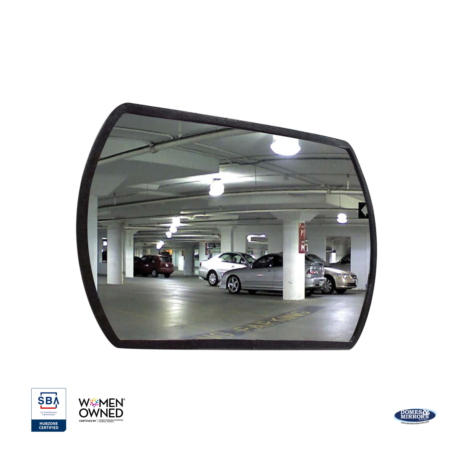Roundtangular Indoor/Outdoor Convex Mirror