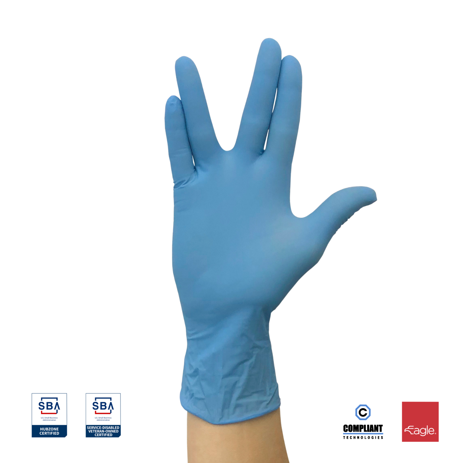 Eagle Protect Blue52 Nitrile Gloves
