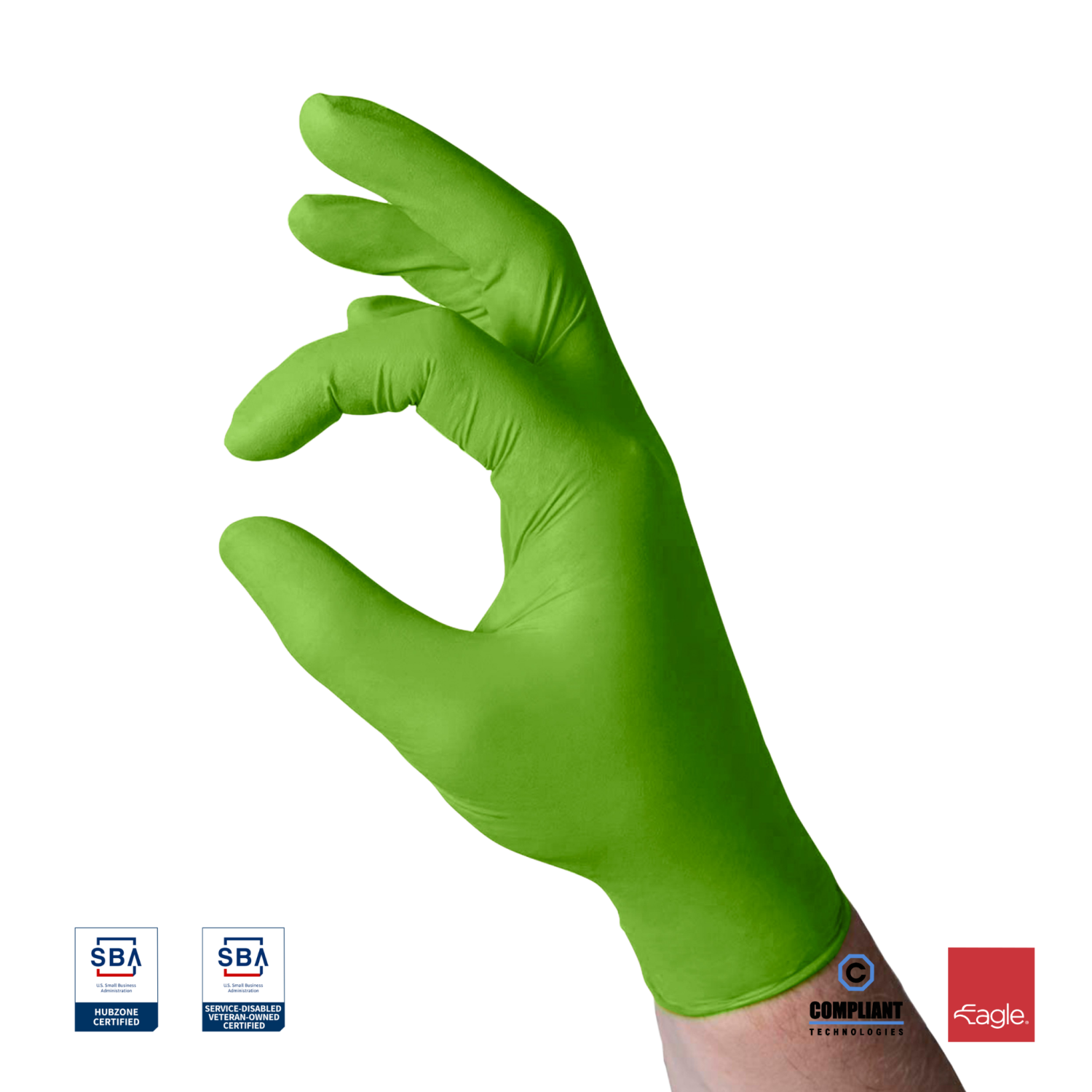 Eagle Protect Visible Nitrile Gloves