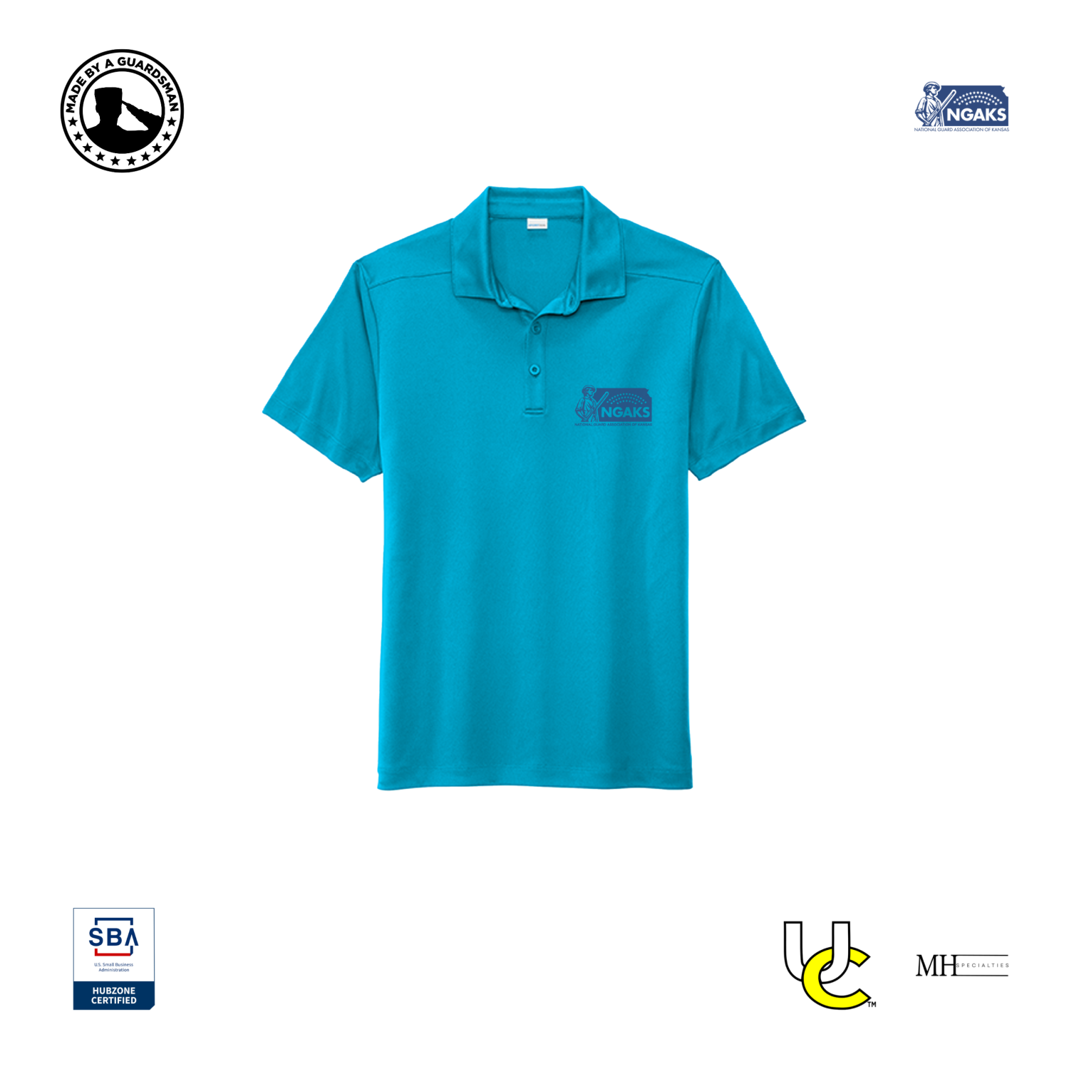 NGAKS Men's Polos - Full Color