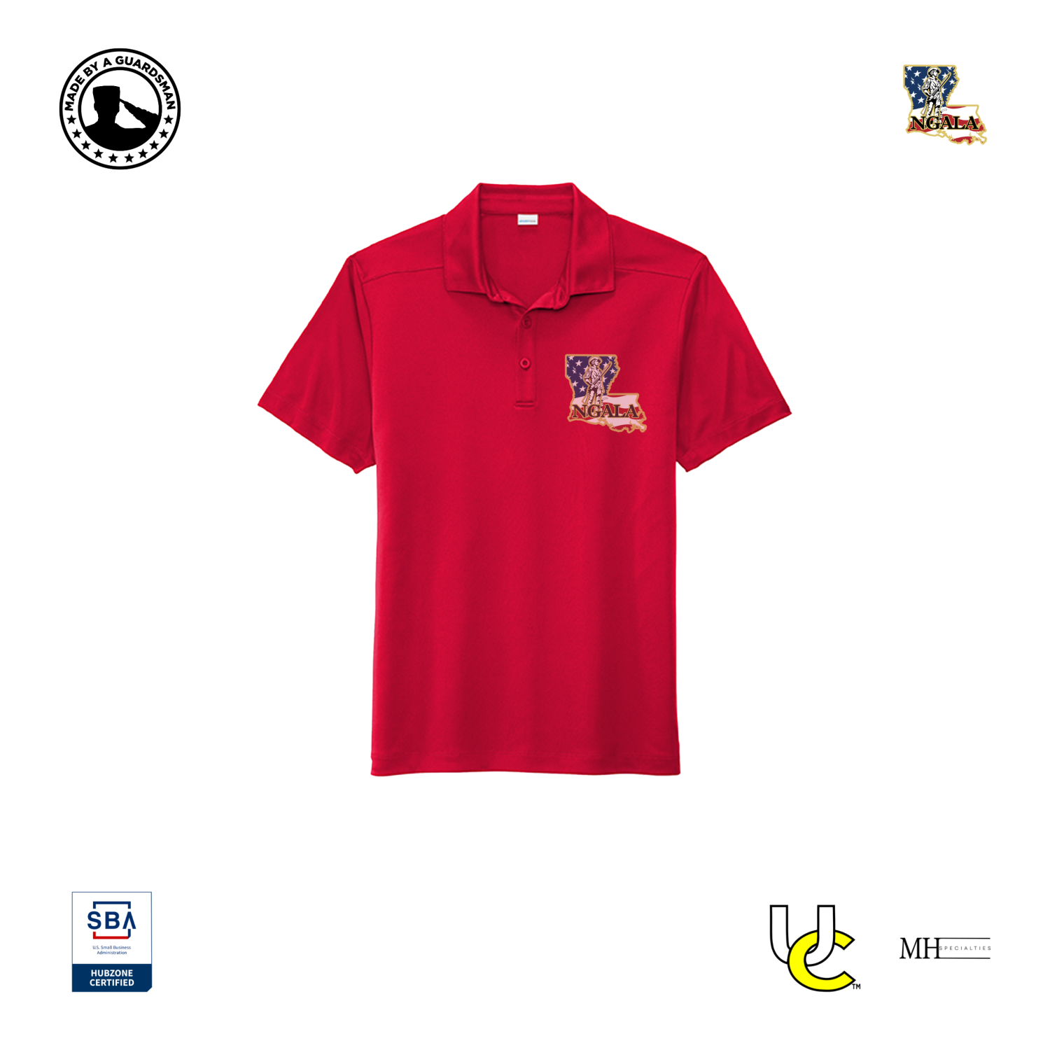 NGALA Men's Polos - Full Color