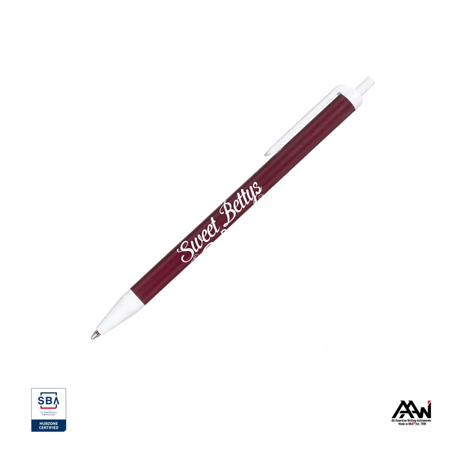Value Click Solid White Pens