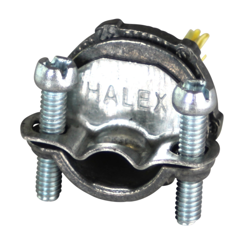 3/8" NM NM 3/8" CLAMP CONNECTOR - ZINC