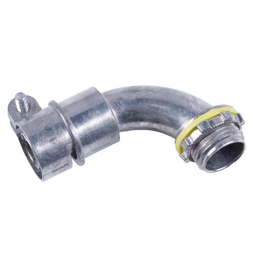 1/2" LQD LQD 1/2" 90 DEGREE LIQUID TIGHT CONNECTOR (1-PC) - ZINC