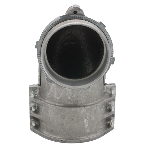 4" FLEX FLEX 4" 90 DEGREE CONNECTOR - ZINC