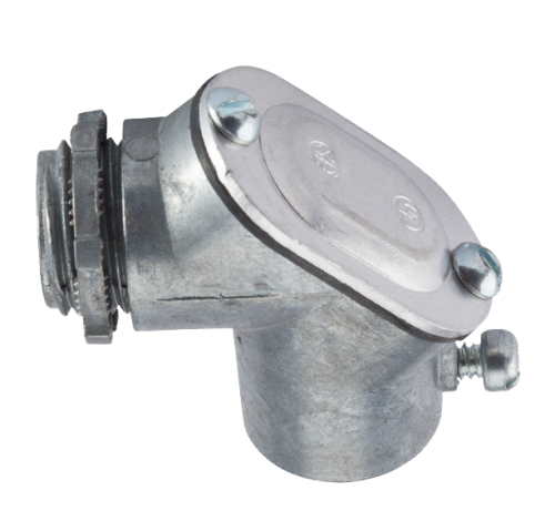 1/2" EMT EMT 1/2" EMT TO BOX PULL ELBOW (W/O GASKET) - ZINC
