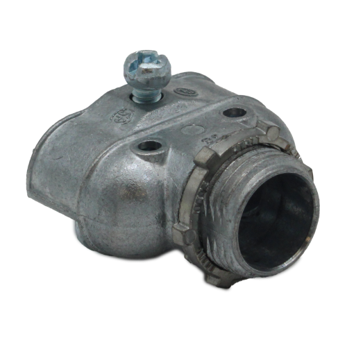 3/8" (1/2" KO) FLEX FLEX 3/8" DUPLEX CONNECTOR - ZINC