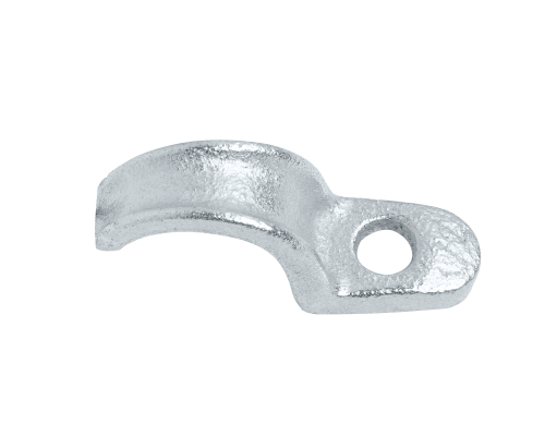 1/2" RGD RGD 1/2" ONE-HOLE STRAP - MALLEABLE IRON