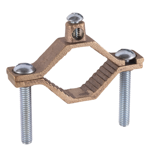 1 1/4" X 2" GND GND 1 1/4" - 2" GROUND CLAMP (BARE WIRE) - BRONZE