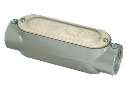 3/4" EMT EMT/RGD 3/4" COMBINATION CONDUIT BODY, C - W/ GASKET AND COVER - ALUMINUM