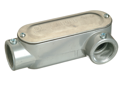 1/2" EMT EMT 1/2" SET-SCREW CONDUIT BODY, LL W/ COVER AND GASKET - ALUMINUM