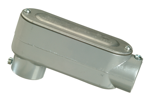 3/4" EMT EMT/RGD 3/4" COMBINATION CONDUIT BODY, LB - W/ GASKET AND COVER - ALUMINUM