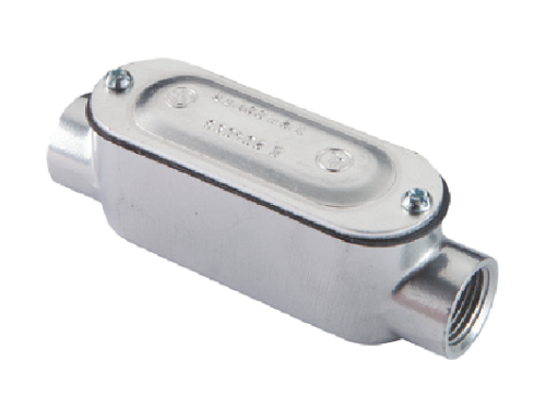 3 1/2" RGD RGD 3 1/2" THREADED CONDUIT BODY, C - W/ COVER AND GASKET- ALUMINUM