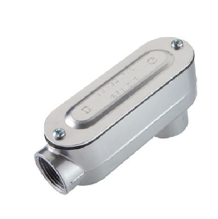 4" RGD RGD 4" THREADED CONDUIT BODY, LB - W/ COVER AND GASKET - ALUMINUM