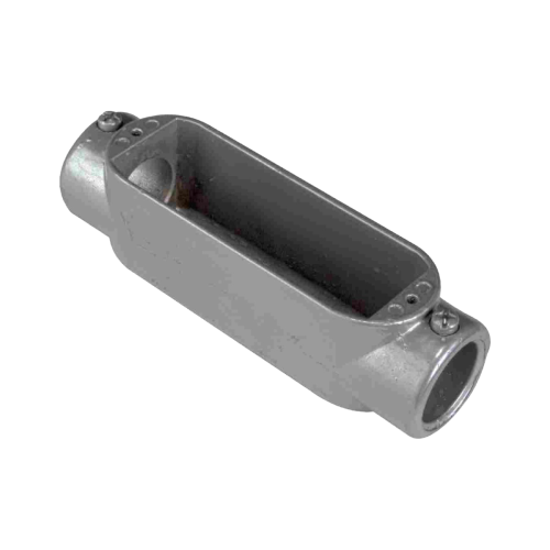 3 1/2" EMT EMT 3 1/2" SET-SCREW CONDUIT BODY, C - W/O COVER AND GASKET - ALUMINUM