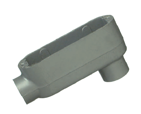 1/2" RGD RGD 1/2" THREADED CONDUIT BODY, LB - W/O COVER AND GASKET - ALUMINUM