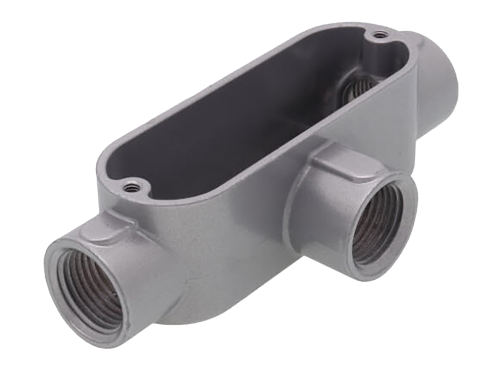 3" RGD RGD 3" THREADED CONDUIT BODY, T - W/O COVER AND GASKET - ALUMINUM