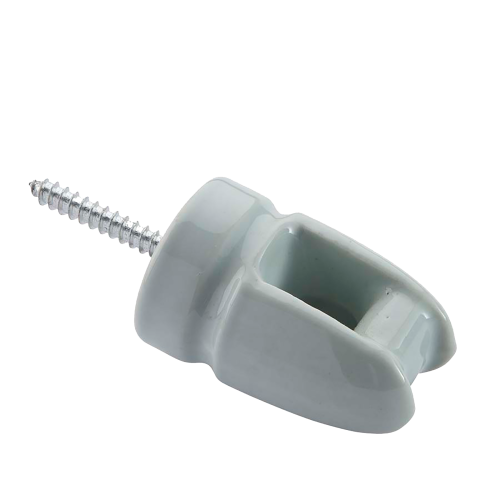 2 1/4" SE SE 2 1/4" PORCELAIN WIRE HOLDER - MEDIUM DUTY - PORCELAIN