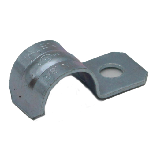 3/8" FLEX FLEX 3/8" AC MC ONE-HOLE STRAP - STEEL