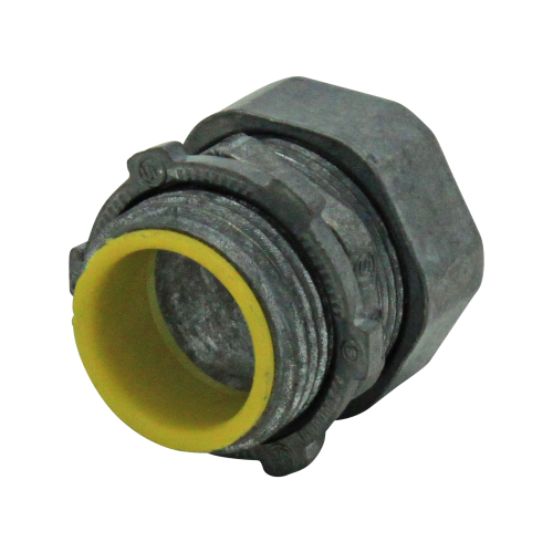 3/4" EMT EMT 3/4" COMPRESSION CONNECTOR (INSULATED THROAT) - ZINC