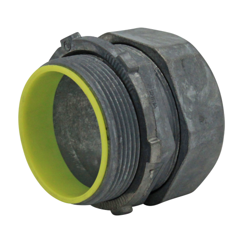 1 1/4" EMT EMT 1 1/4" COMPRESSION CONNECTOR (INSULATED THROAT) - ZINC