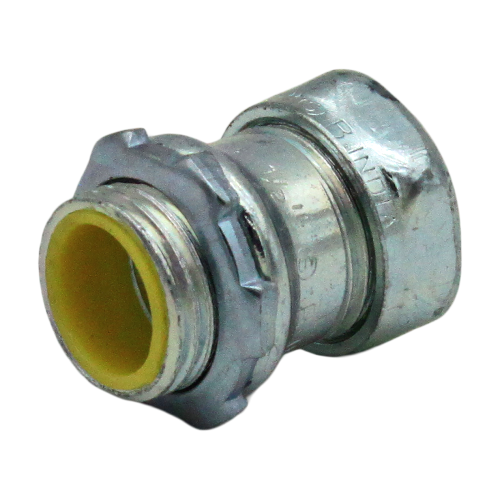 1/2" EMT EMT 1/2" COMPRESSION CONNECTOR (INSULATED THROAT) - STEEL
