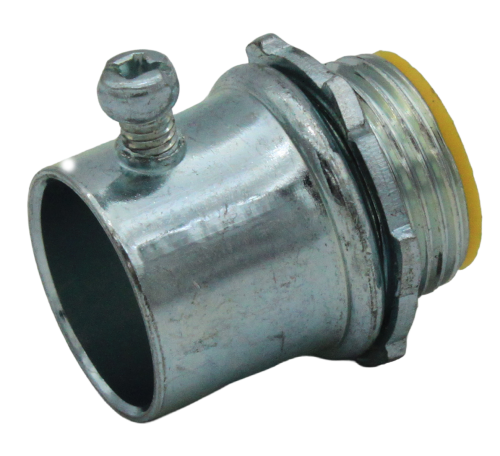 4" EMT EMT 4" SET-SCREW CONNECTOR (INSULATED THROAT) - STEEL
