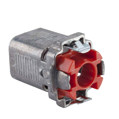 3/8" (1/2" KO) FLEX FLEX 3/8" SNAP LOCK CONNECTOR - ZINC